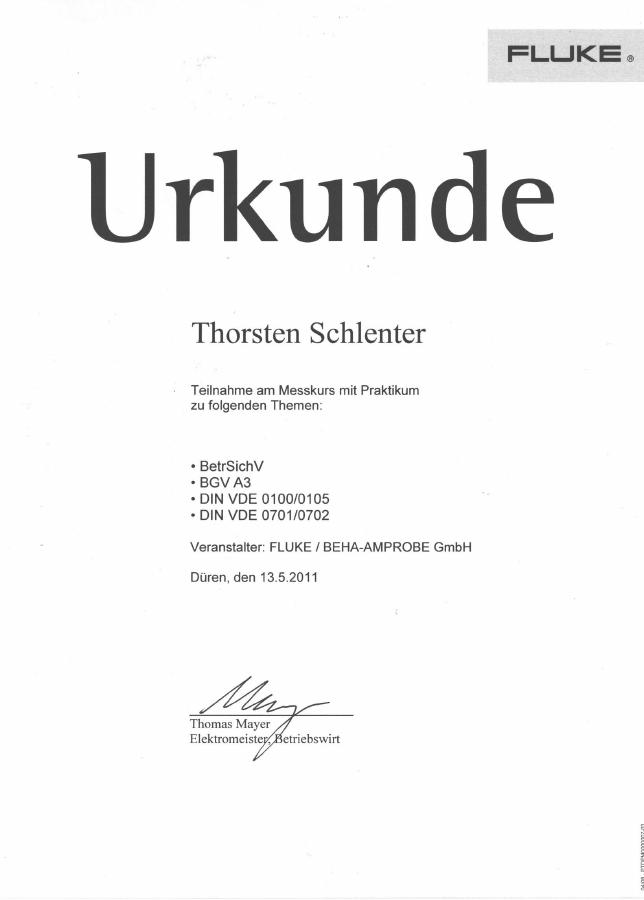 Vorschau Fluke Messkurs